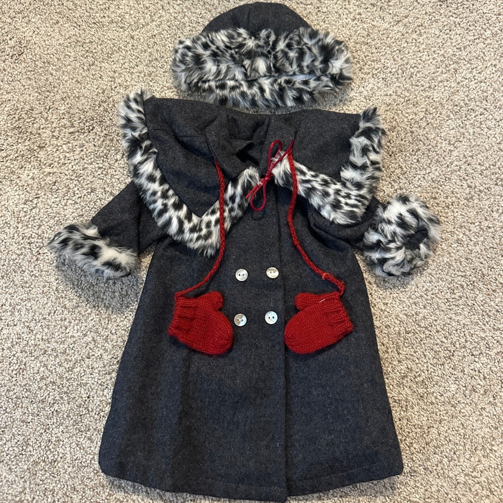 RARE! ORIGINAL RETIRED American Girl Nellie’s Holiday Coat Set